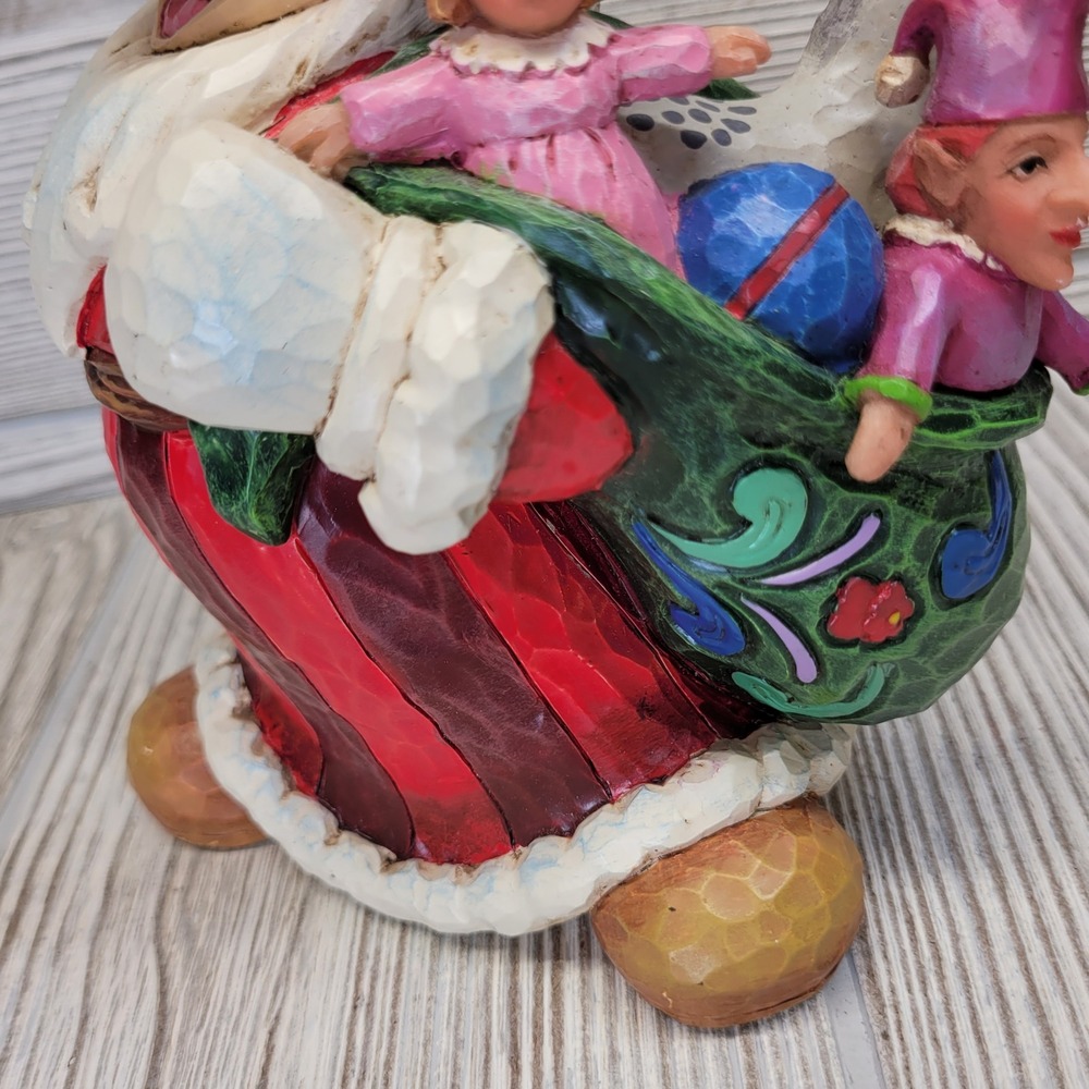 Jim Shore Disney Toys To The World Mickey Mouse Santa Traditions Figure 4027922 - Picture 8 of 10